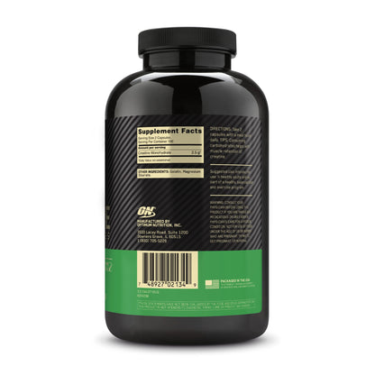 Optimum Nutrition Micronized Creatine Monohydrate Capsules, Keto Friendly, 2500mg, 100 Capsules - Nirvana Guru