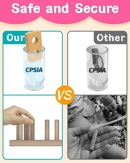 Montessori Toys for 1 2 Year Old Girl and Boy Birthday Gifts, Shape Sorter Wooden Toys for Toddlers Age 1-3 2-4, Learning Educational Sensory Stacking Toddler Puzzles nirvanaguru