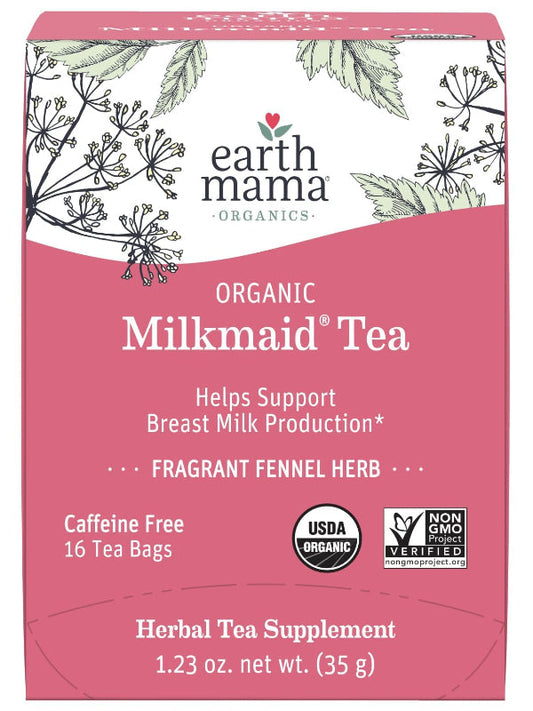 Earth Mama Organic Third Trimester Tea Bags | 100% USDA Organic Herbal Tea for Late Pregnancy Comfort + Childbirth Preparation, 16 Teabags Per Box (2-Pack) Nirvana Guru