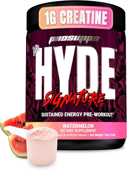 PROSUPPS Mr. Hyde Signature Pre Workout Powder with Creatine, Beta Alanine & Caffeine - Performance, Energy & Endurance - Clean Fitness & Gym Supplements for Men & Women (Blue Razz, 30 Servings) Nirvana Guru