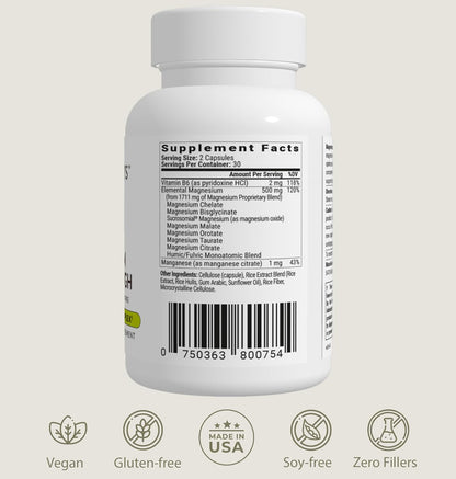BiOptimizers - P3-OM (60 Capsules) and Magnesium Breakthrough 4.0 (60 Capsules) Supplement Bundle Nirvana Guru