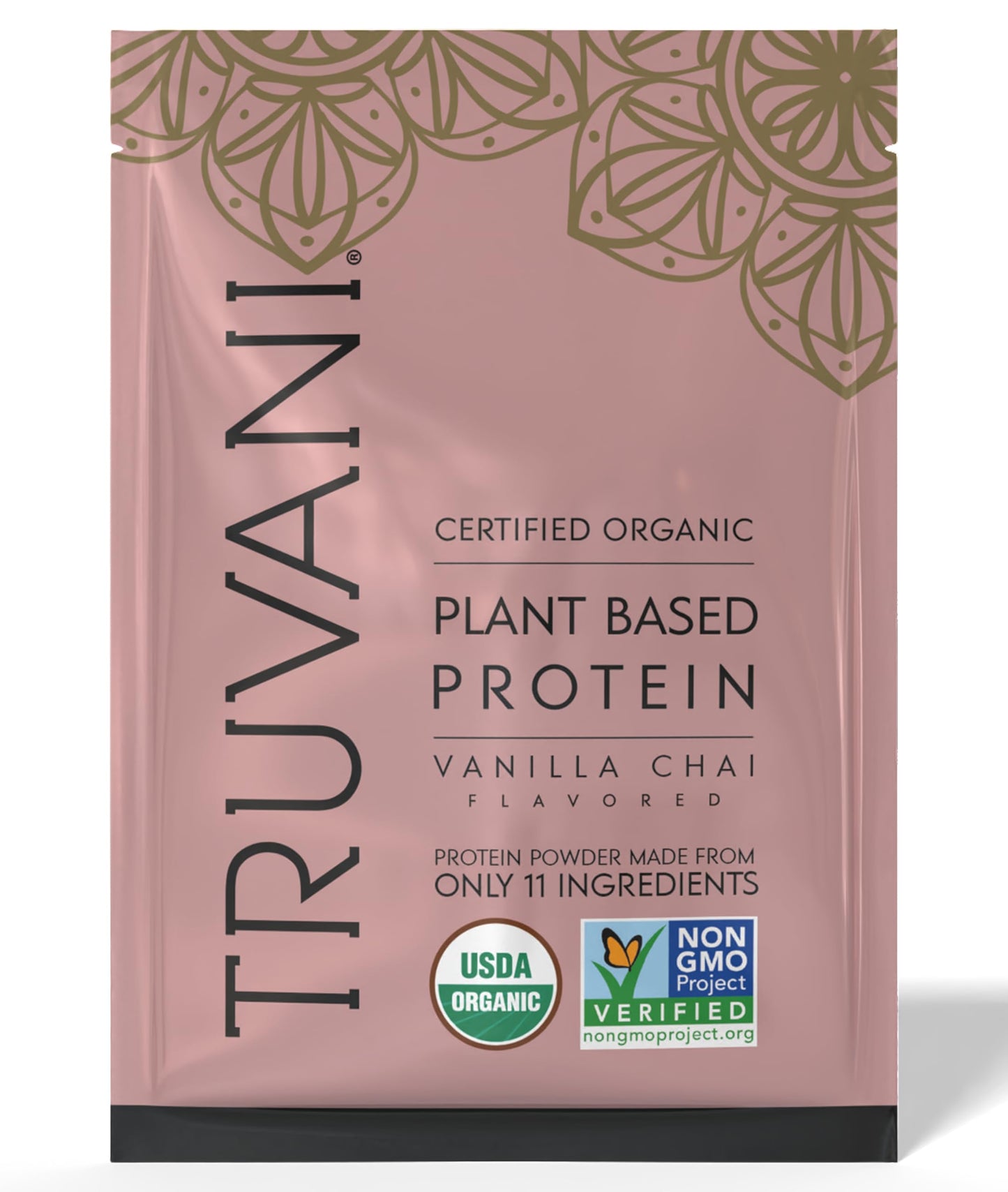 Truvani Vegan Protein Powder | Vanilla | 20g Organic Plant Based Protein | 18 Servings | Keto | Gluten & Dairy Free | Low Carb | No Added Sugar