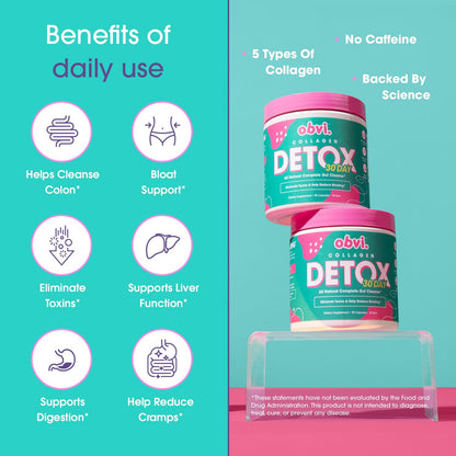 Obvi Detox Colon Cleanse Supplement | Promotes Digestive and Gut Health, Bloating Relief, Helps Remove Toxins | Immune Support with Milk Thistle, Psyllium Husk, Senna Leaf | 90 Capsules | 30 Servings - Nirvana Guru
