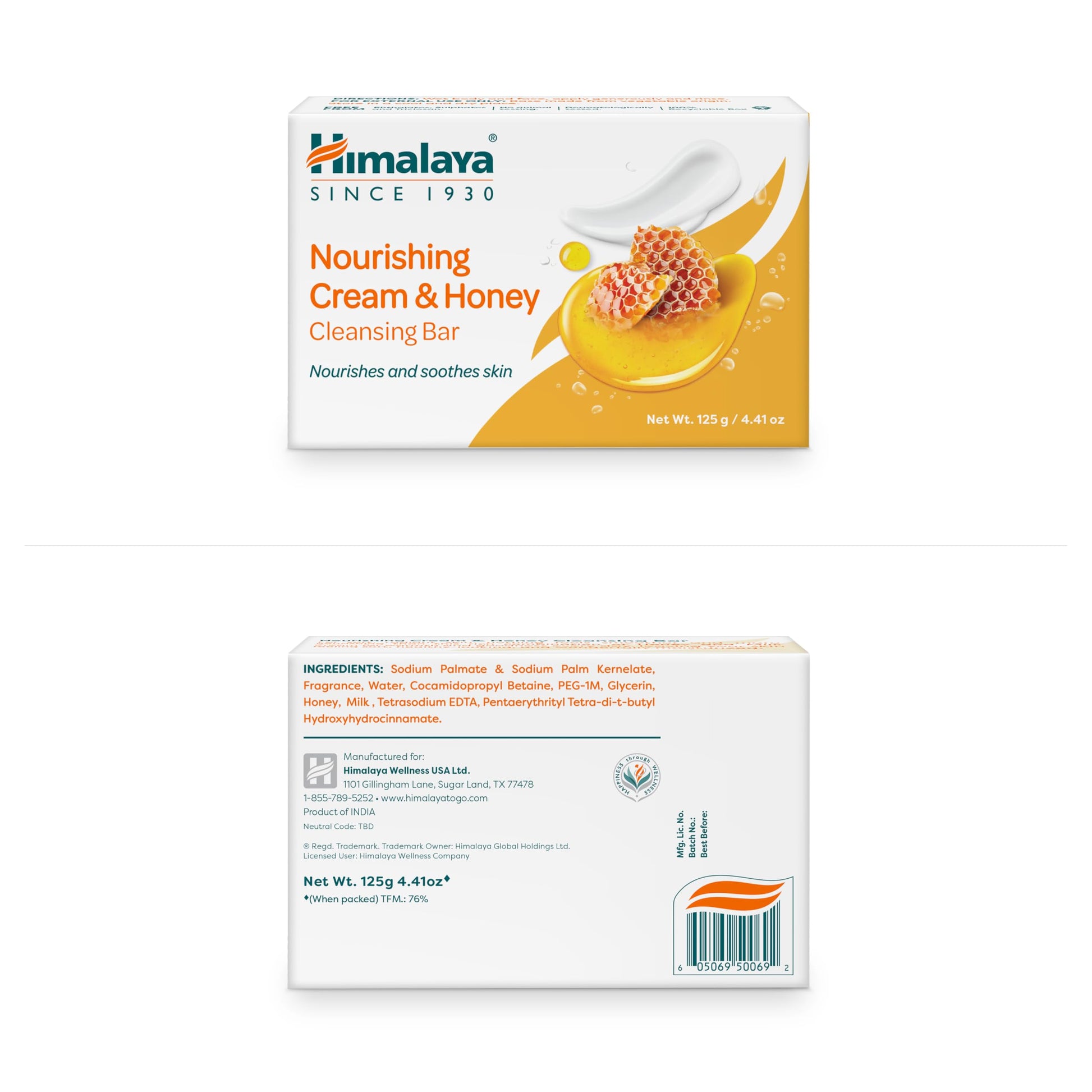 Himalaya Purifying Neem & Turmeric Cleansing Bar for Clean and Healthy Looking Skin, Free from Parabens, SLS and Phthalates, Gluten Free, Vegan, 125 g (4.41 oz), 6 Pack - Nirvana Guru