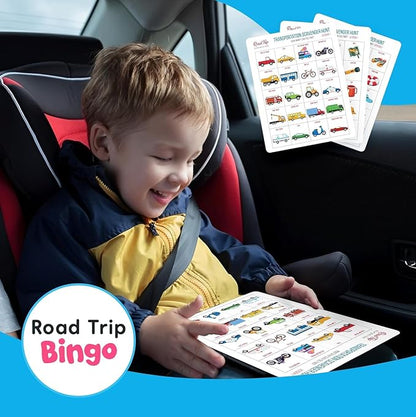 WELL BALANCED Car Bingo - Road Trip Essentials: Car Activities and Games for Kids Ages 4-8 nirvanaguru
