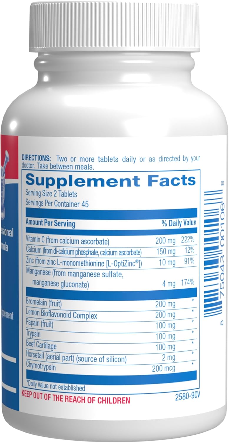 Cartilage Ligament and Tendon Supplement - Clinical Restorative Joint Support Formula with Bovine Cartilage Minerals and Proteolytic Enzymes for Enhanced Comfort Mobility Zymain 90 Support Nirvana Guru