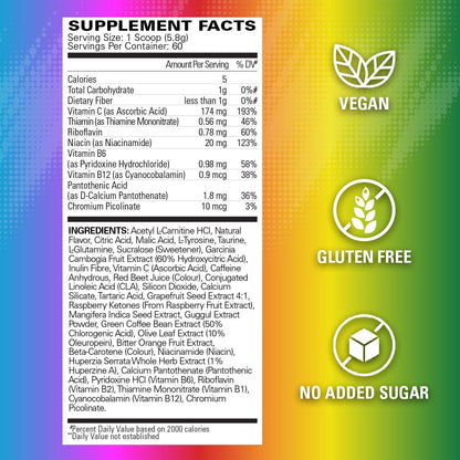 EHP Labs OxyShred Pre Workout Powder - Preworkout Powder with L Glutamine & Acetyl L Carnitine, Energy Boost Drink - Mango, 60 Servings Nirvana Guru