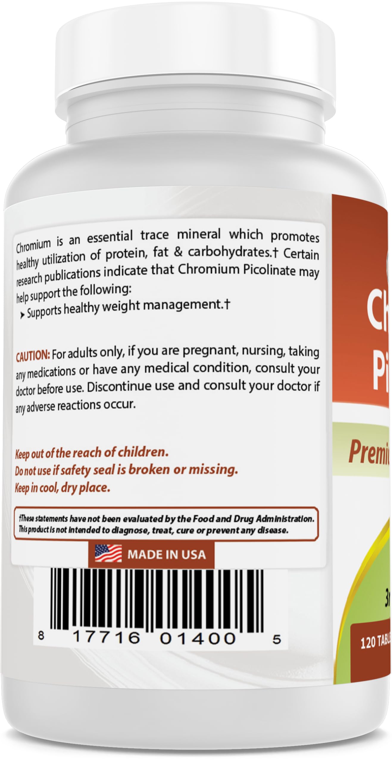 Best Naturals Chromium Picolinate 1000mcg 240 Tablets Nirvana Guru