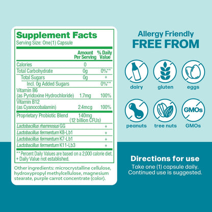 Culturelle Metabolism + Weight Management with SlimBiotics® Probiotic Capsules – 30 Count – Helps Safely Manage Weight - Promotes Healthy Metabolism and Physical & Mental Energy - Nirvana Guru