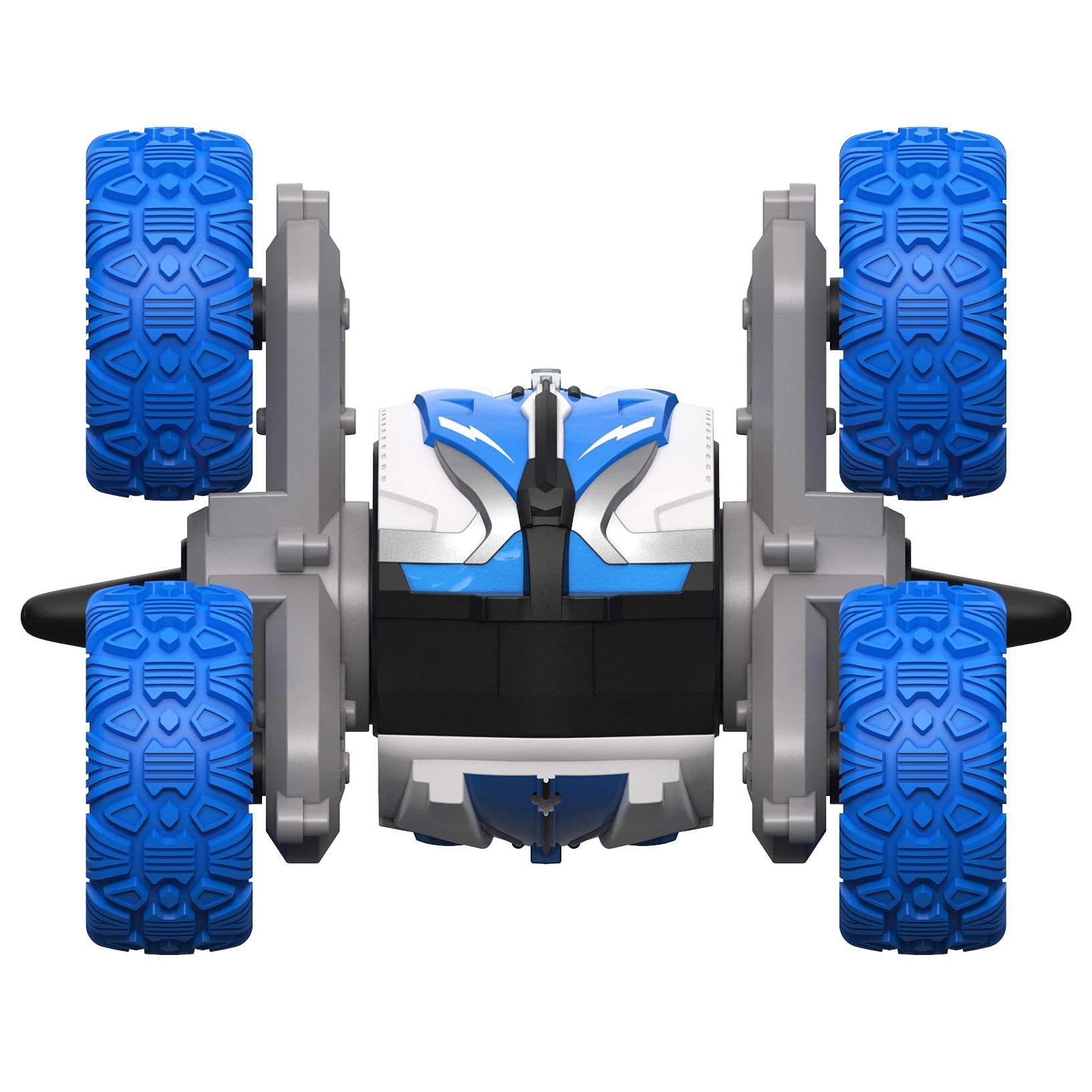 Threeking RC Stunt Cars Remote Control Car Double-Sided Driving 360-degree Flips Rotating Car Toy, Green Nirvana Guru