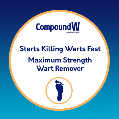 Compound W Wart Remover Maximum Strength One Step Pads, 14 Medicated Pads