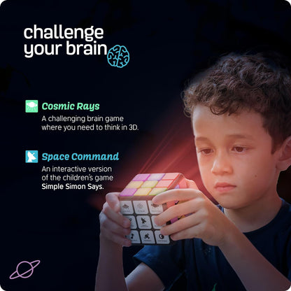 Rechargeable Game Activity Cube - Toys for Boys and Girls - 9 Fun Brain & Memory Games - Birthday Gifts for Age 6, 7, 8, 9, 10, 11, 12 Year Old Kids Teens - Best Boy Toy Gift Ideas Nirvana Guru