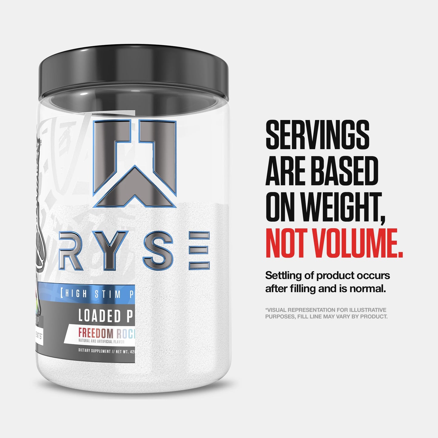 RYSE Loaded Pre Workout Powder - Ring Pop Cherry - Daily Pre-Workout for Men & Women with 325mg Caffeine, Beta Alanine, and Citrulline for Pump, Focus, and Energy - 30 Servings Nirvana Guru
