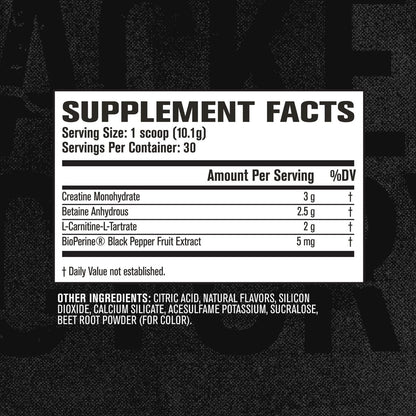Jacked Factory Growth Surge Creatine Post Workout w/L-Carnitine - Daily Muscle Builder & Recovery Supplement with Creatine Monohydrate, Betaine, L-Carnitine L-Tartrate - 30 Servings, Swoleberry Nirvana Guru