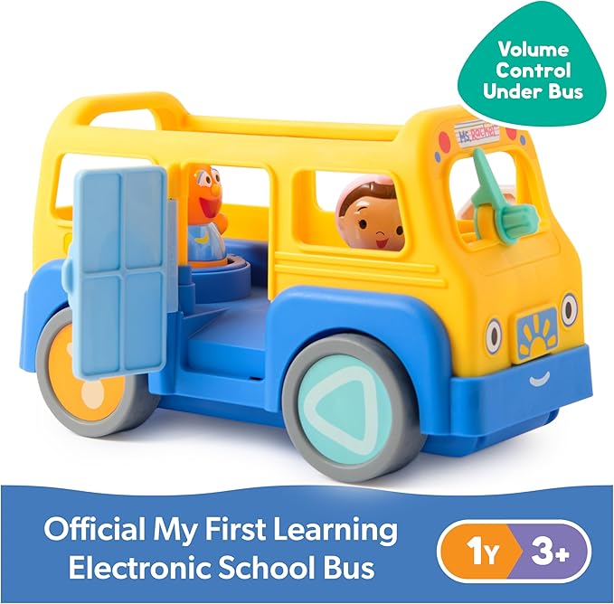 Ms. Rachel Official My First Learning Electronic School Bus with 2 Figures, Music & Sounds, Educational Toys & Toddler Toys for Girls & Boys Ages 1-3+ Nirvana Guru