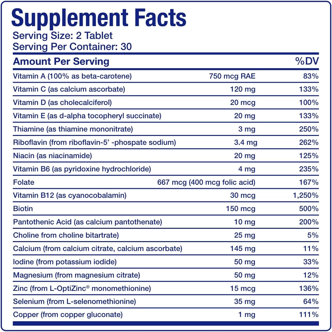 Iron Free Multivitamin for Women 50 and Over - Gentle Easy to Digest Over 50 Multivitamin for Men & Women with 30 Nutrients for Comprehensive Wellness & Immune Support - Made in The US - 30 Servings Nirvana Guru