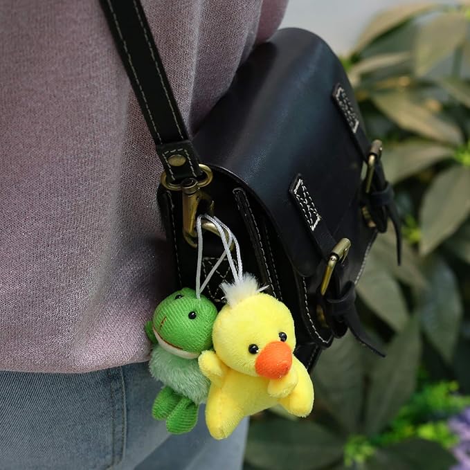 32 Piece Mini Plush Animal Toy Set, Cute Small Animals Plush Keychain Decoration for Themed Parties, Kindergarten Gift, Teacher Student Award, Goody Bags Filler for Boys Girls Child Kid Laxdacee nirvanaguru
