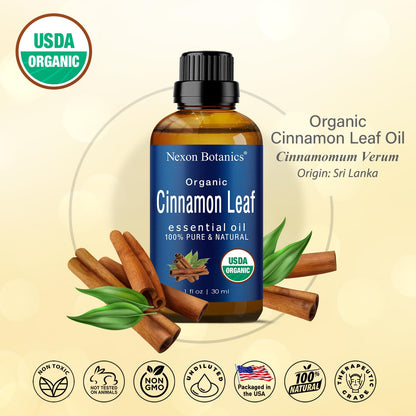 Organic Lavender Essential Oil 30 ml - Pure Natural Oils for Diffuser, Aromatherapy, Skin & Hair Care - Aceite De Lavanda Orgánico - Nexon Botanics - Nirvana Guru