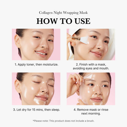 medicube PDRN Caffeine Overnight Wrapping Peel Off Facial Mask | Firming, Depuffing & Hydration | Salmon DNA + Caffeine + Collagen For Refined, Glass Skin & Face Contour Support | Korean Skin Care Nirvana Guru