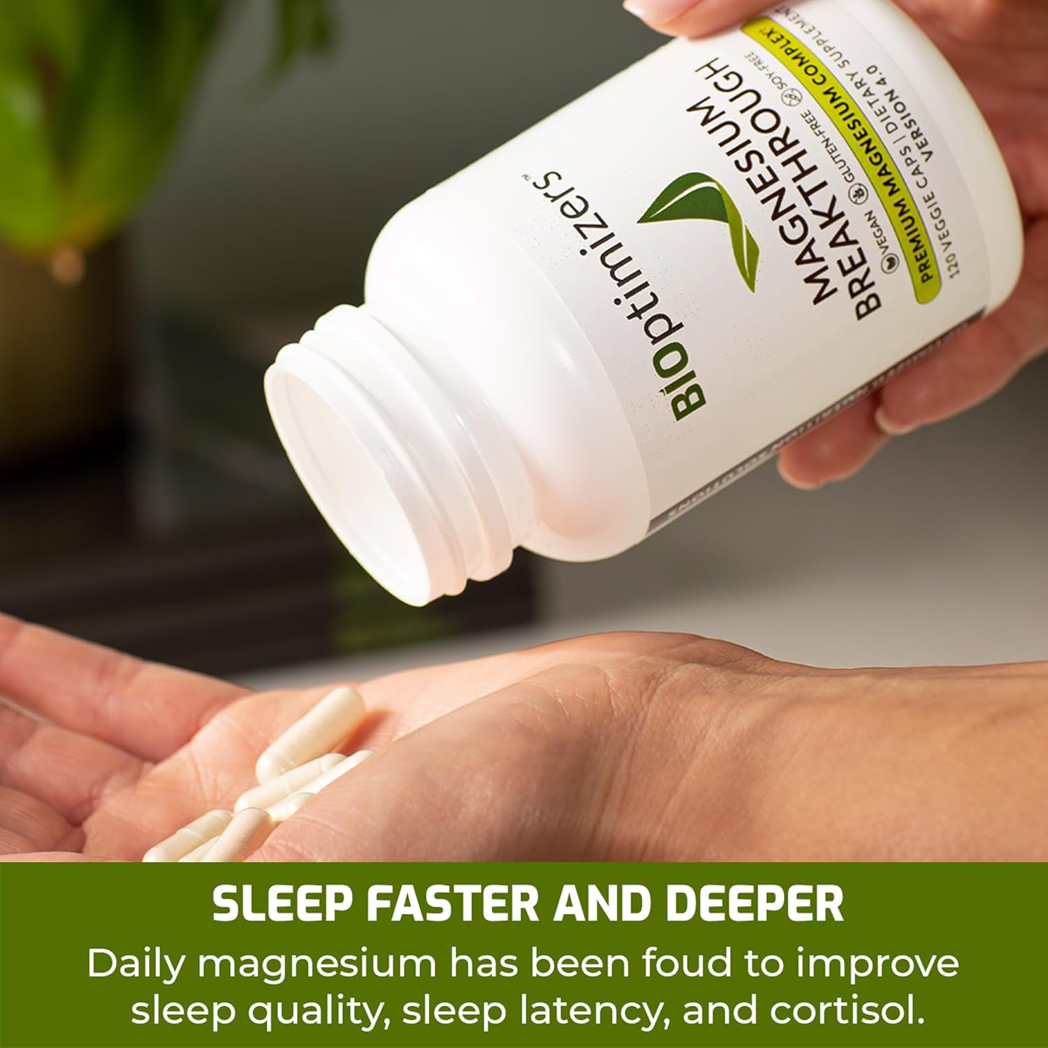 Magnesium Breakthrough Supplement 4.0 - Has 7 Forms of Magnesium: Glycinate, Malate, Citrate, and More - Natural Sleep and Brain Supplement - 90 Capsules Nirvana Guru