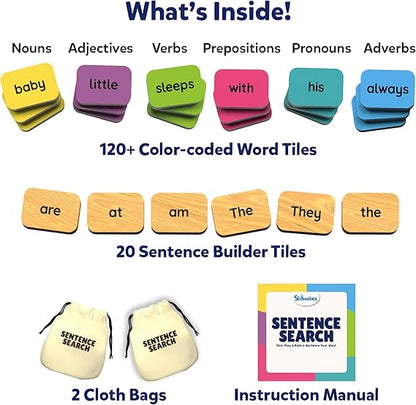 Skillmatics Learning Toys - Sentence Search, Fun Sentence Building Activity, Creative Word Play, Educational Toys for Kids, Gifts for Boys and Girls Ages 5, 6, 7, 8 nirvanaguru