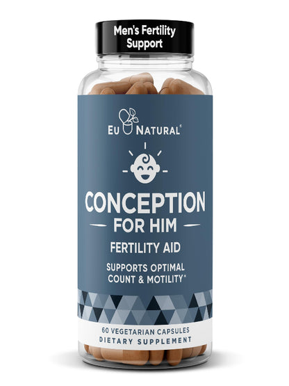 Conception Fertility Supplements for Women – Aids Ovulation, Hormonal Balance, & Regular Cycles – Prenatal Vitamin Support with Myo-Inositol, Folate, Folic Acid, Vitex – 60 Vegetarian Soft Capsules Nirvana Guru
