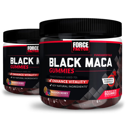 Force Factor Maca Max, Maca Root Capsules to Maximize Vitality & Performance, Made with Black Maca, Red Maca, & Yellow Maca Powder, Maca Root Powder, 2000mg, 120 Capsules