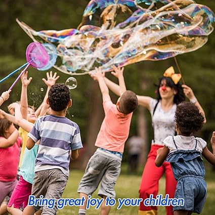 Lulu Home Concentrated Bubble Solution, 1 L/ 33.8 OZ Refill for Bubble Machines, Giant Wands, and Blowers - Up to 2.5 Gallons for Kids' Birthday Parties nirvanaguru