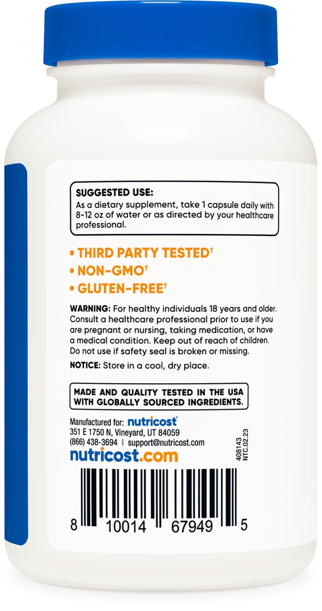 Nutricost Selenium 200mcg, 240 Vegetarian Capsules, Non-GMO, Gluten Free L-Selenomethionine Nirvana Guru