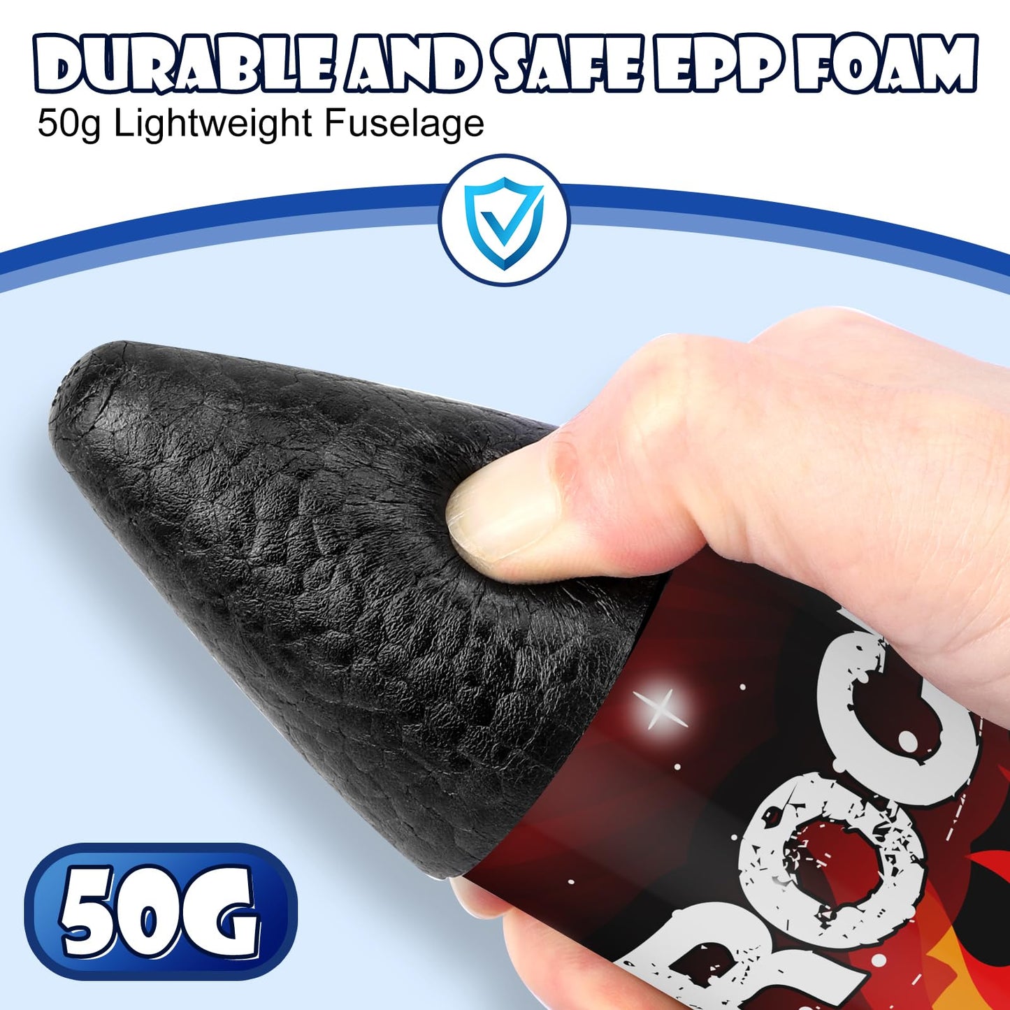 Rocket Launcher for Kids, Self Launching Motorized Air Rocket Toy, Outdoor Toys for Ages 8-12, Model Rockets with Parachute Safely Land, Spaceship Launch up to 200 ft Birthday Gifts for Boys Nirvana Guru