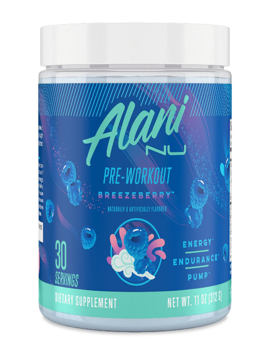 Alani Nu Pre Workout Powder Hawaiian Shaved ICE, Amino Energy Boost, Endurance Supplement, Sugar Free, 200mg Caffeine, L-Theanine, Beta-Alanine, L-Citrulline, 30 Servings Nirvana Guru