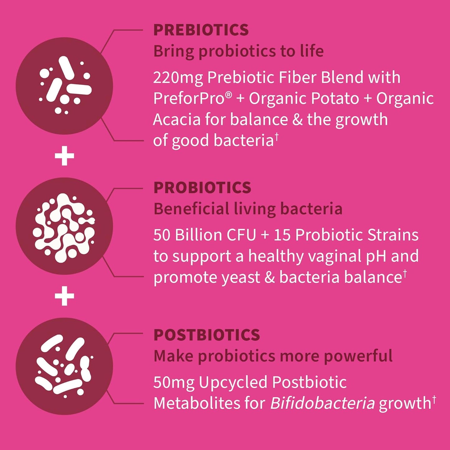 Garden of Life Dr Formulated Once Daily 3-in-1 Complete Prebiotics, Postbiotics & Probiotics for Women, PRE + PRO + POSTBIOTIC Supplement for Women’s Digestive, Immune & Vaginal Health, 30 Day Supply - Nirvana Guru