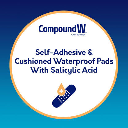 Compound W Wart Remover Maximum Strength One Step Pads, 14 Medicated Pads