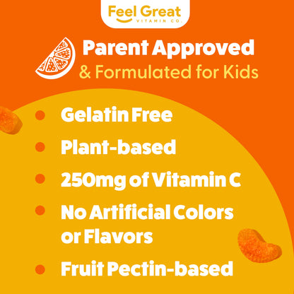 Feel Great Vitamin Co. Complete DHA Gummies for Kids | with Omega 3 6 9 + DHA, Vitamin C | Supports Healthy Brain Function, Vision & Heart Health | Gluten Free, Vegetarian | 60 Gummies Nirvana Guru