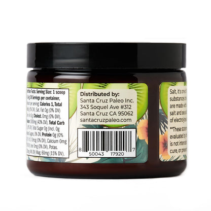 Santa Cruz Paleo Electrolyte Powder, Lemonade Flavor, Sugar Free Hydration Drink Mix with Himalayan Pink Salt, Sea Salt, Magnesium Glycinate, Potassium Chloride, Sweetened with Stevia, 30 Servings