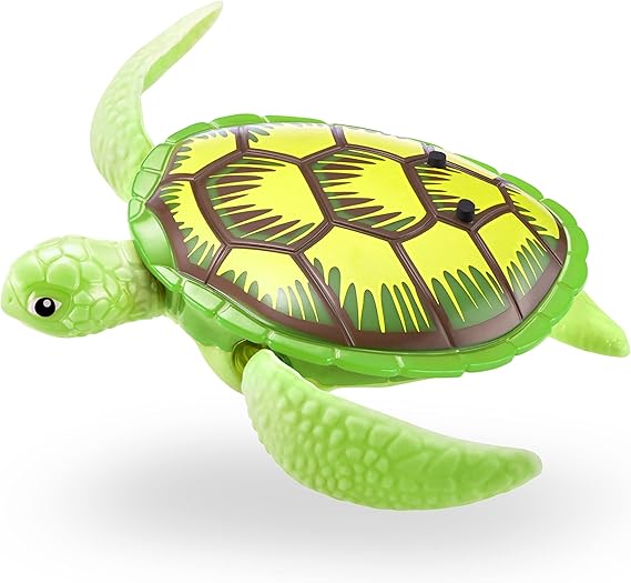 ROBO ALIVE Robo Turtle Robotic Swimming Turtle (Green + Pink) by ZURU Water Activated, Comes with Batteries, Exclusive (2 Pack) nirvanaguru