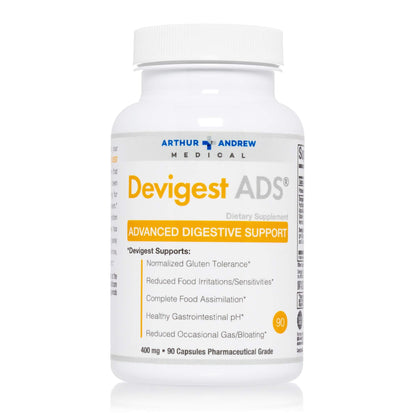 Arthur Andrew Medical - Devigest ADS, Advanced Digestive Support, Relief for Lactose Intolerance and Casein Sensitivities, Vegan, Non-GMO, 180 Capsules Nirvana Guru