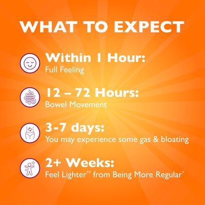 Metamucil 4-in-1 Daily Fiber Supplement, Psyllium Husk Powder for Digestive Health, Sugar-Free Fiber Supplement, Orange, Naturally Sourced Psyllium Husk Powder, 180 teaspoons