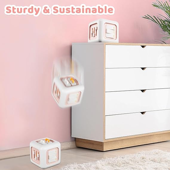 Busy Cube Toys for 1 Year Old Girl Gifts, Montessori for Baby Girl, Travel Sensory Toys for Toddlers 1-3, Learning Fine Motor Skills| 1st Birthday Girl Gifts 12 Months + nirvanaguru