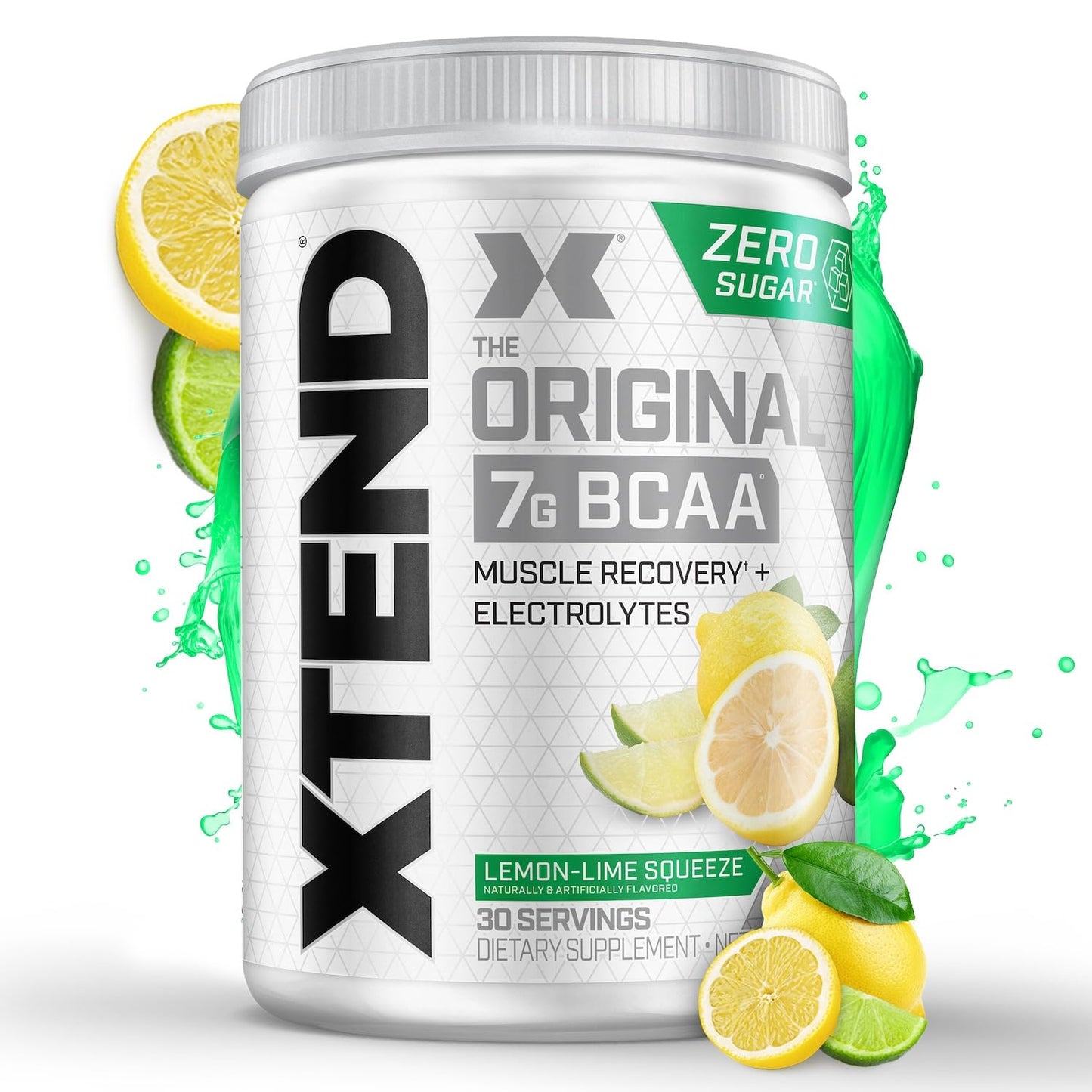 Original BCAA Powder Airheads Candy Flavor, 7g BCAA and 2.5g L-Glutamine, Sugar Free Post Workout Muscle Recovery Drink with Amino Acids for Men & Women, 30 Servings Nirvana Guru