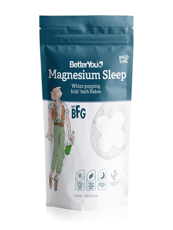 BetterYou Magnesium Sleep Kid’s Bath Flakes - Bath Salts With Popping Candy - Bath Soak With Natural Magnesium - Relaxing Lavender For Sleep - 1.6 lb - Nirvana Guru