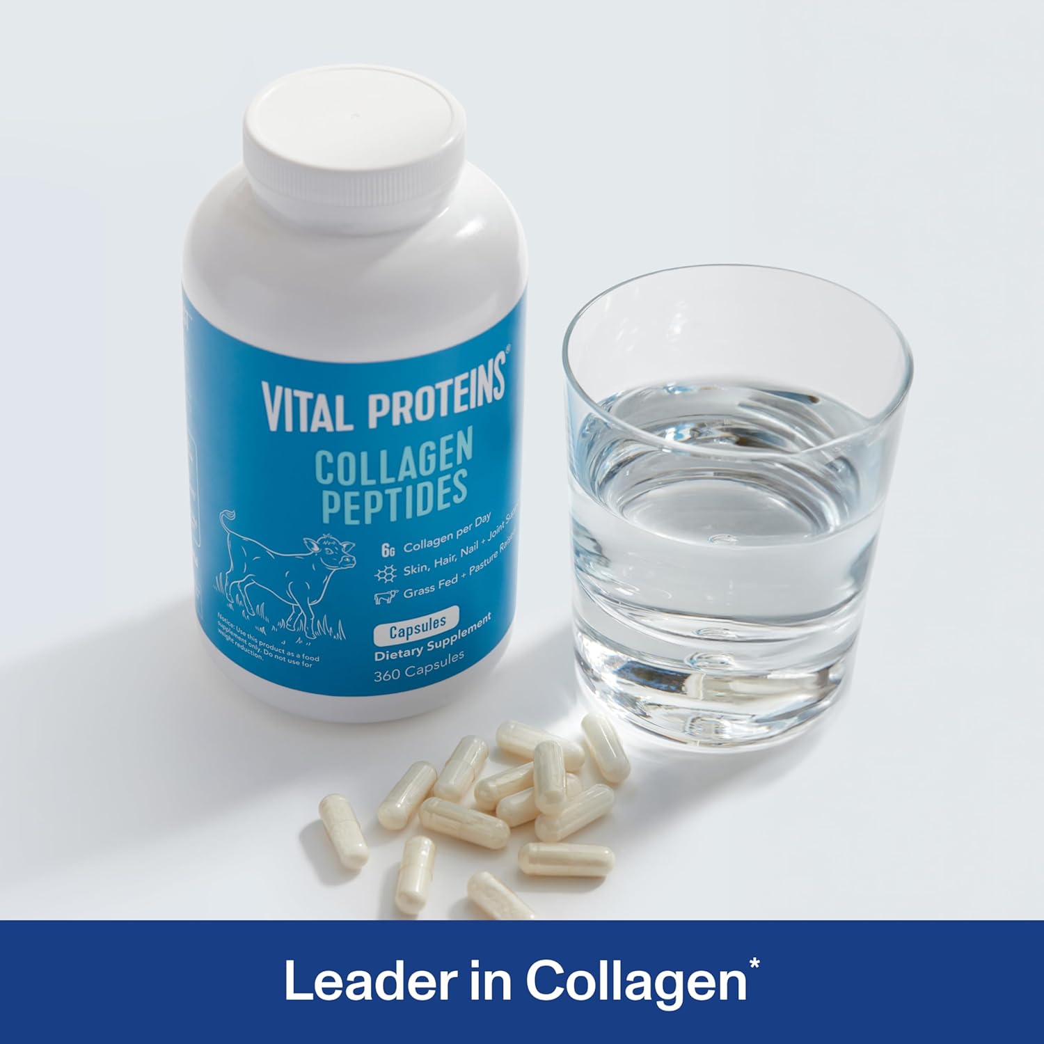 Vital Proteins Collagen Peptides Capsules for Women, Collagen Supplement 360 Capsules - Nirvana Guru