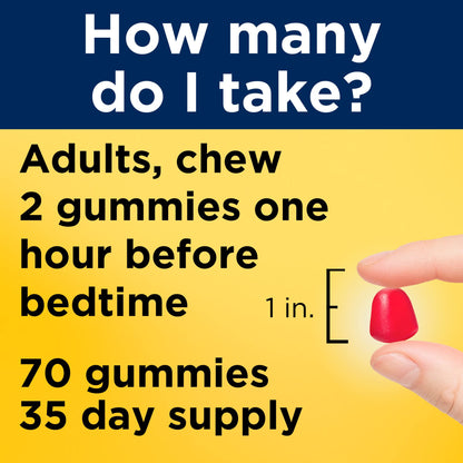 Nature Made Melatonin 10 mg per serving Gummies, Sleep Gummies for Adults Maximum Strength Dosage, 100% Drug Free Sleep Aid, 120 Count, 60 Day Supply - Nirvana Guru