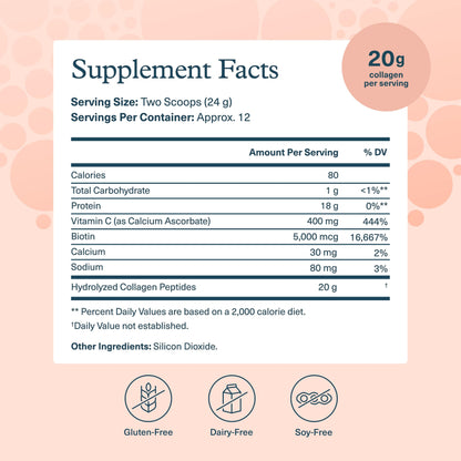 Youtheory Collagen Powder - Premium Collagen Supplement with Vitamin C & Biotin - Healthy Hair, Nails, Skin & Joints* - Hydrolyzed & Highly Absorbable - Dairy & Gluten Free - Unflavored - 10 oz - Nirvana Guru