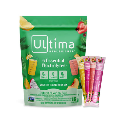 Ultima Replenisher Daily Electrolyte Powder Drink Mix – Sugar Free – Original Variety, 20 Stickpacks – Hydration Packets with 6 Electrolytes and Minerals – Keto Friendly, Vegan, Non-GMO - Nirvana Guru