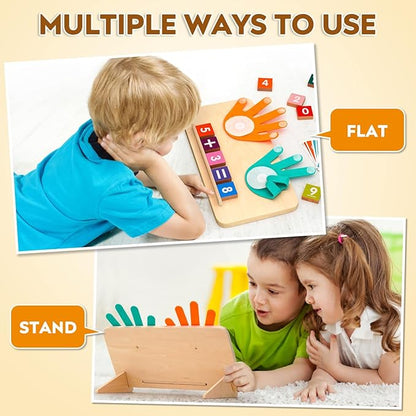 Preschool Learning Toys for Toddlers 2-4, Educational Math manipulatives Number Counting Blocks for Kids, Montessori Toys for 3-5 Year Old Boys Girls Birthday Gifts nirvanaguru
