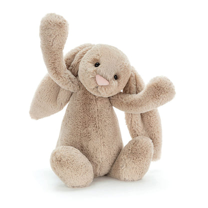 Jellycat Bashful Beige Bunny Stuffed Animal, Medium 12 inches - Rabbit and Bunny Plush Toy - Classic Children's Gift Nirvana Guru