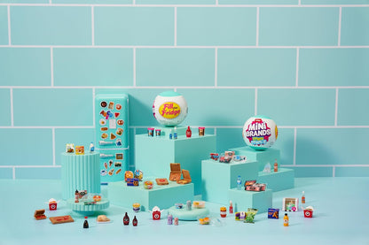 ZURU Mini Brands Fill the Fridge Mini Fridge Playset 1 Fridge 2 Capsules Mini Brand