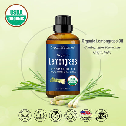 Organic Lavender Essential Oil 30 ml - Pure Natural Oils for Diffuser, Aromatherapy, Skin & Hair Care - Aceite De Lavanda Orgánico - Nexon Botanics - Nirvana Guru