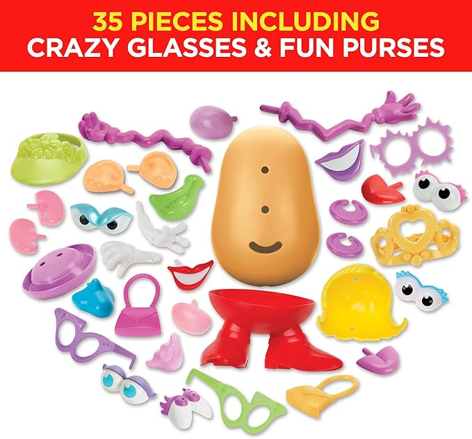 Potato Head Mrs.Potato Head Silly Suitcase Parts And Pieces Toddler Toy For Kids (Amazon Exclusive) nirvanaguru